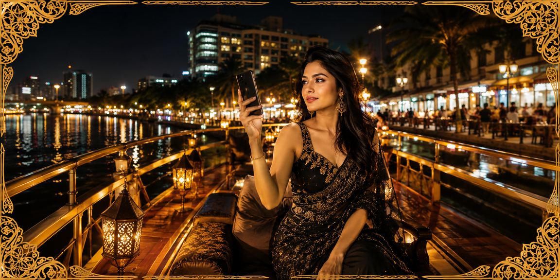 ঢাকার নাইট মার্কেটে মোবাইলে ডিপোজিট করছেন একজন ব্যবহারকারী